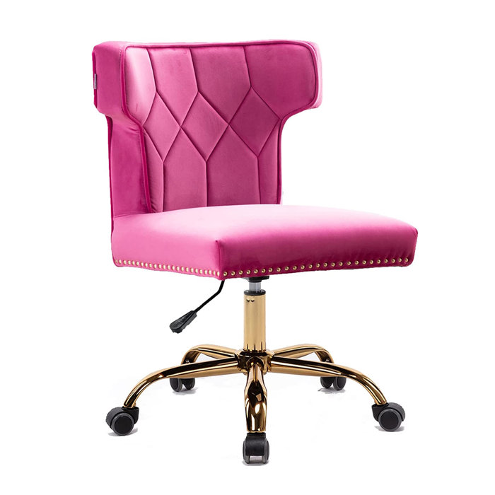 Everly Quinn Bawden Velvet Task Chair & Reviews Wayfair